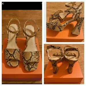 Katy Perry  Patterned Platform Sandals
